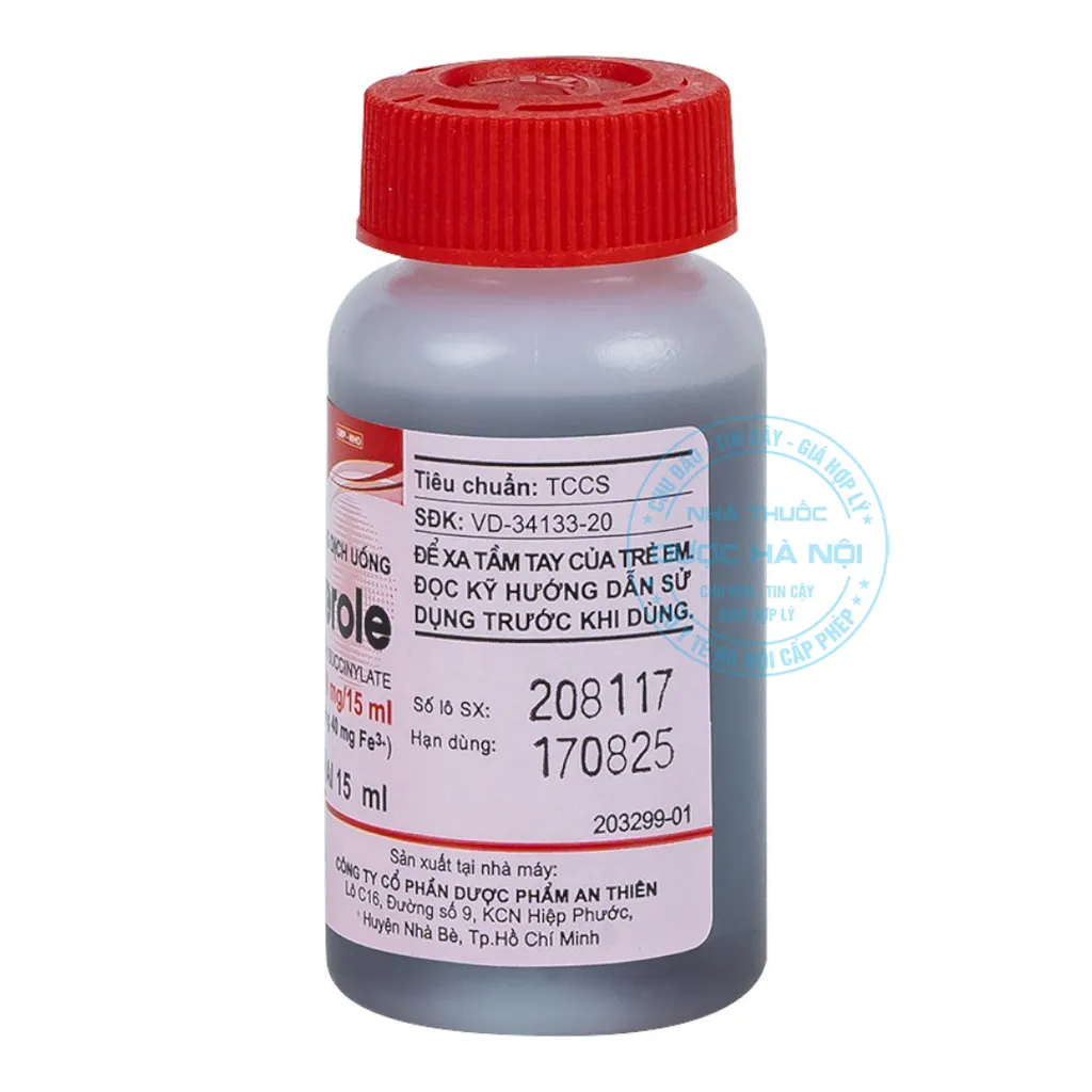 Dung dịch Atiferole 800mg/15ml