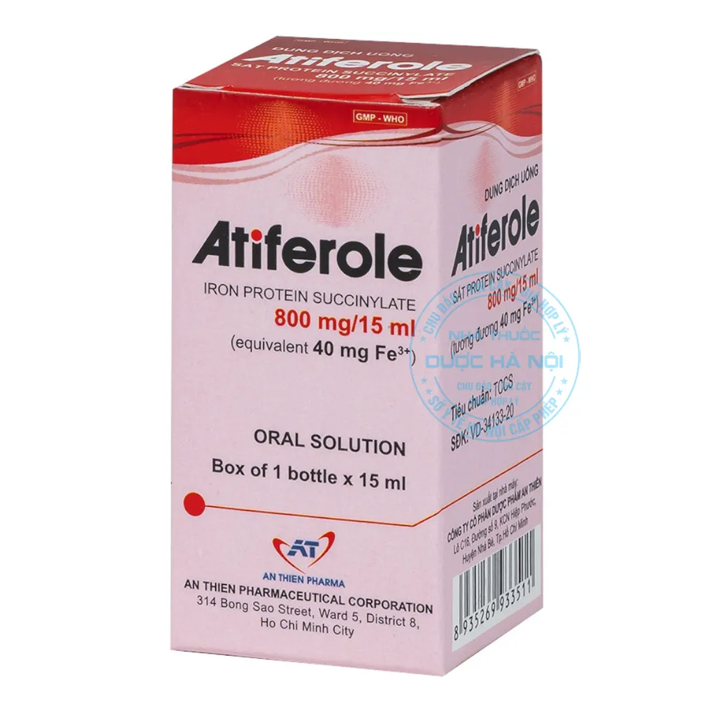 Dung dịch Atiferole 800mg/15ml