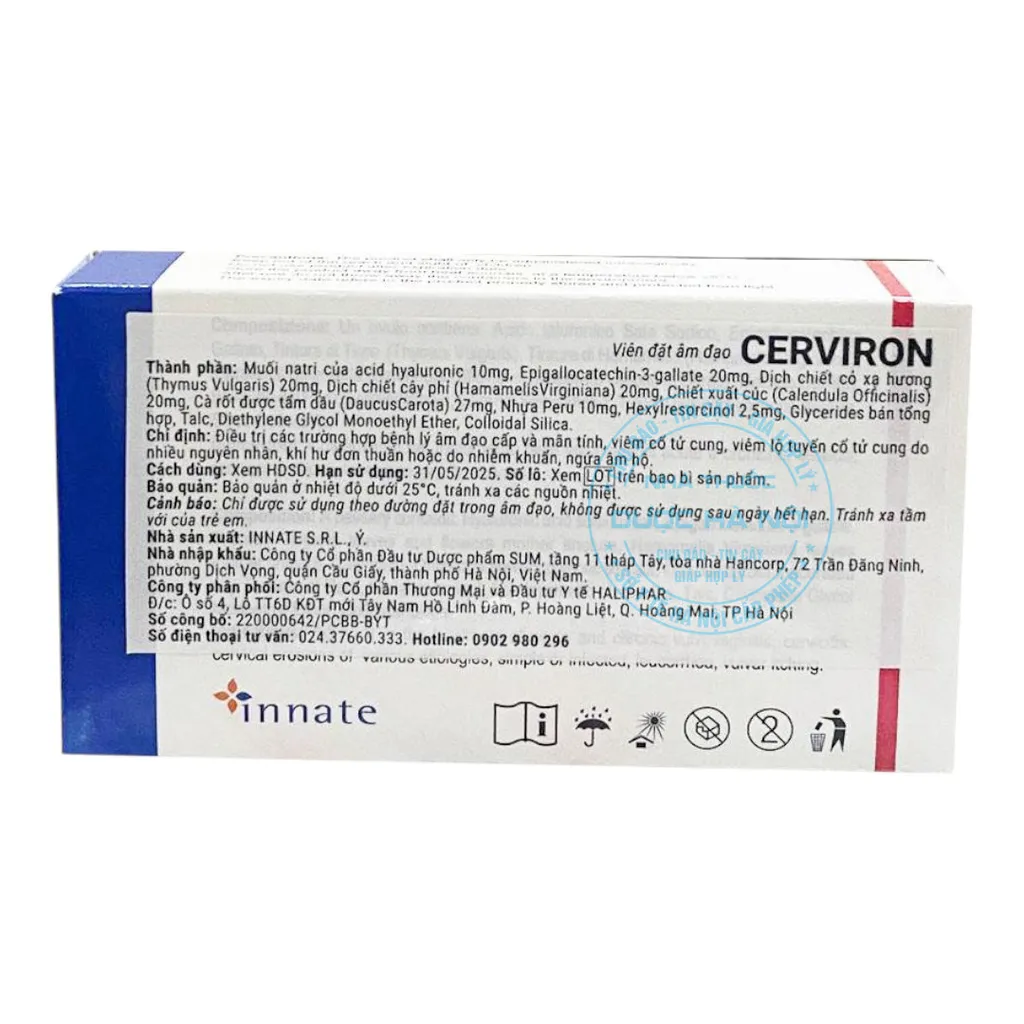 Viên đặt Cerviron