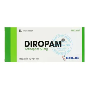 Thuốc Diropam 50mg điều trị các bệnh lý liên quan đến lo âu, căng thẳng