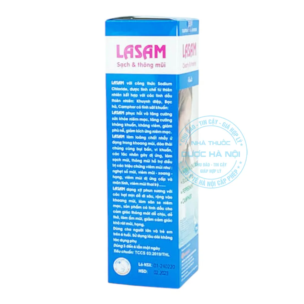 Dung dịch vệ sinh mũi người lớn LASAM