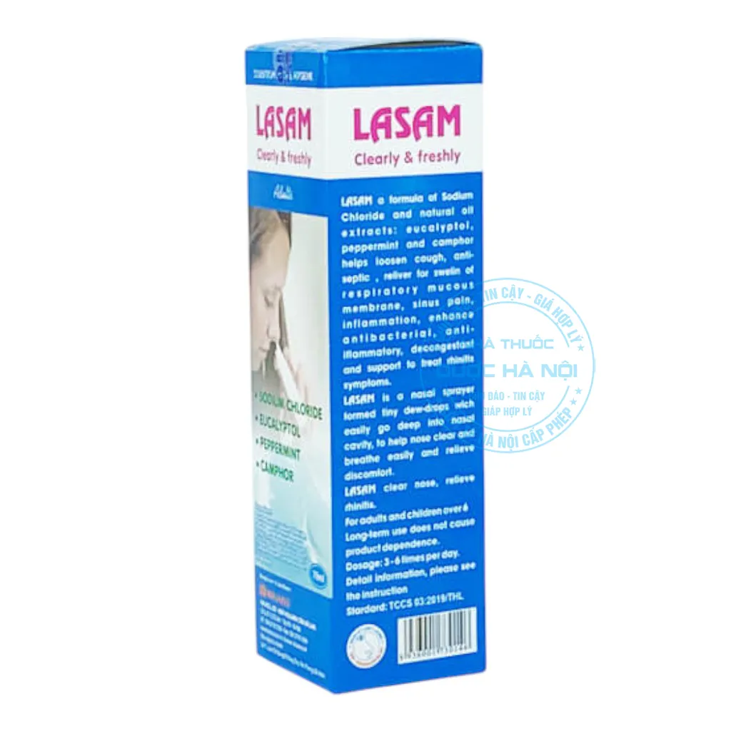 Dung dịch vệ sinh mũi người lớn LASAM