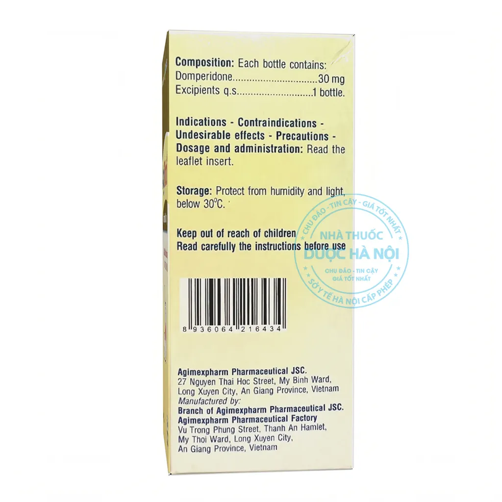 Hỗn dịch Agimoti 30ml