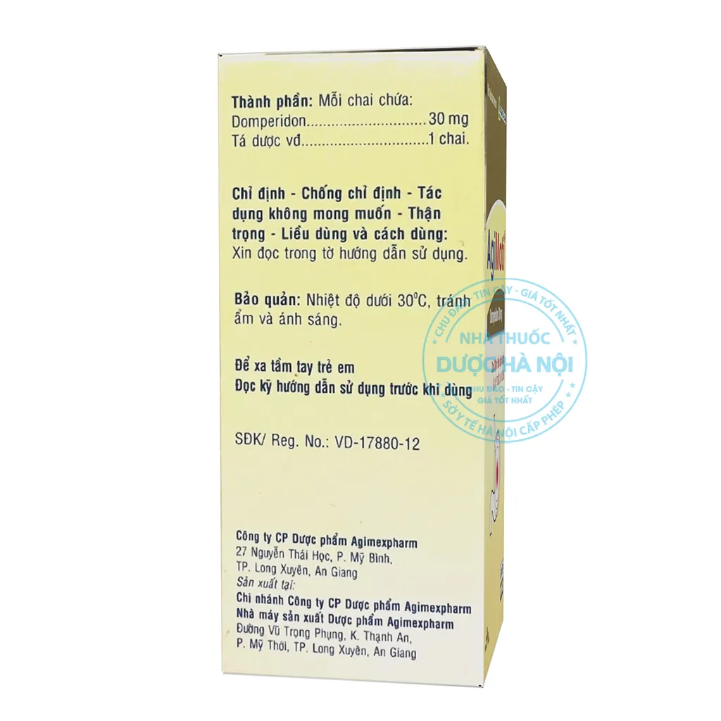 Hỗn dịch Agimoti 30ml