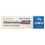 Thuốc mỡ bôi da Chamcromus 0,03%