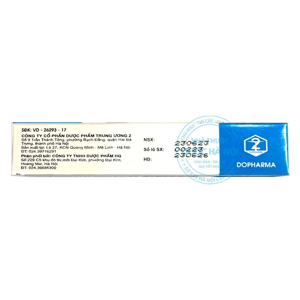 Thuốc mỡ bôi da Chamcromus 0,03%