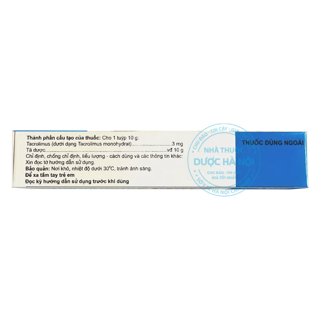 Thuốc mỡ bôi da Chamcromus 0,03%