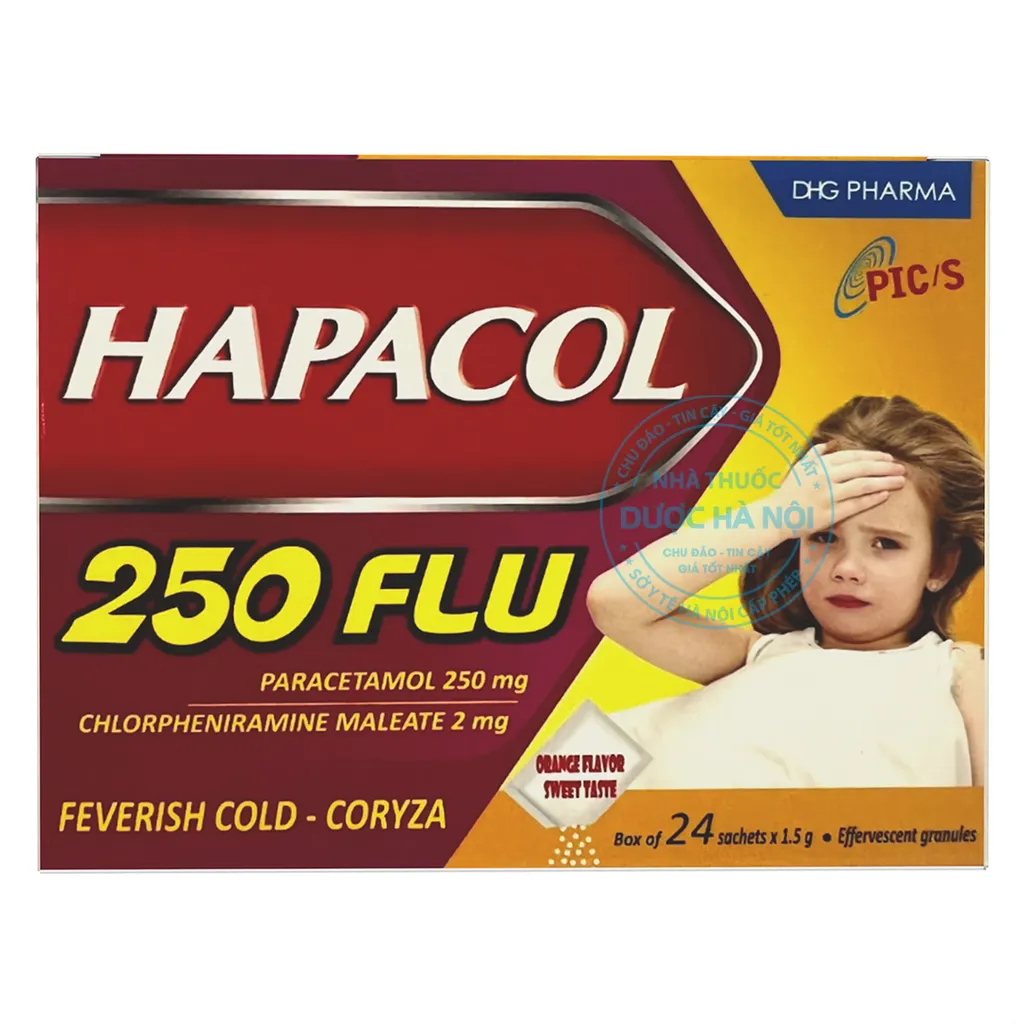 Thuốc cốm Hapacol 250 Flu
