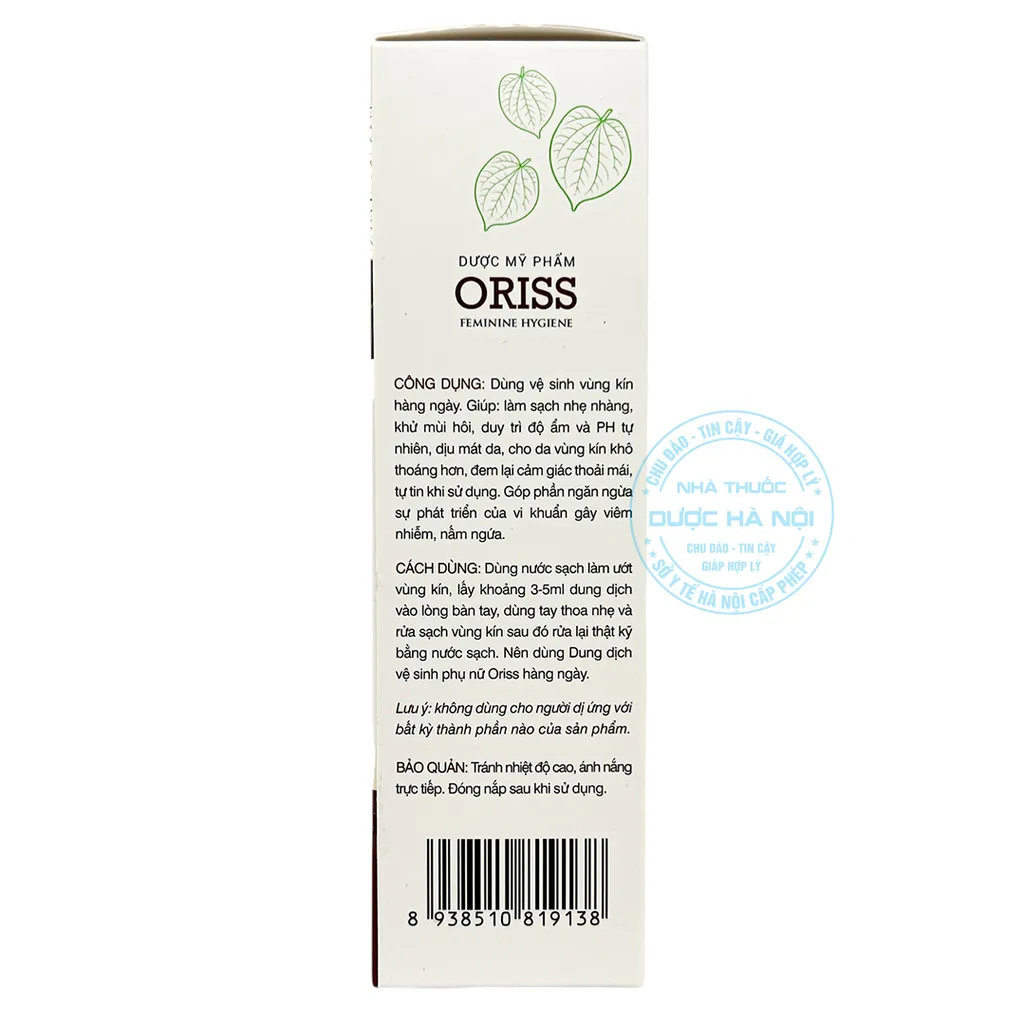 Dung dịch vệ sinh phụ nữ Oriss 150ml