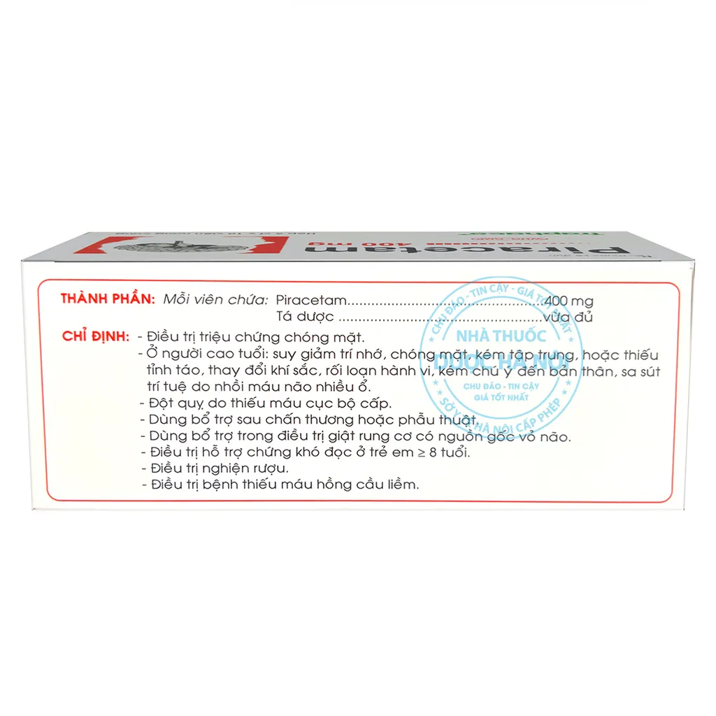 Thuốc Piracetam 400mg Traphaco