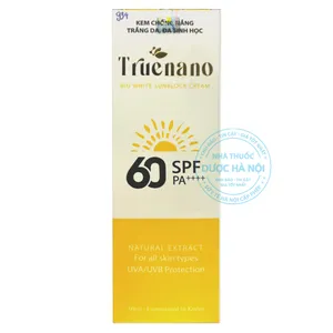 Kem chống nắng TRUENANO BIO WHITE SUNBLOCK CREAM bảo vệ da khỏi tác hại của ánh nắng
