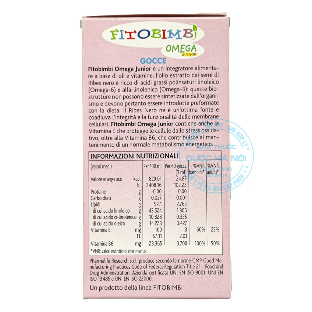 Fitobimbi Omega Junior
