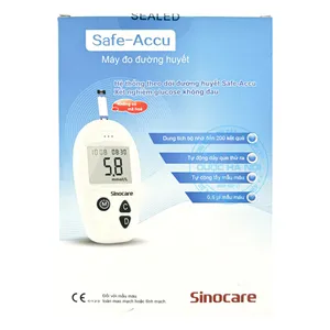 Máy đo đường huyết Safe-Accu Sinocare hỗ trợ sức khỏe cho người tiểu đường