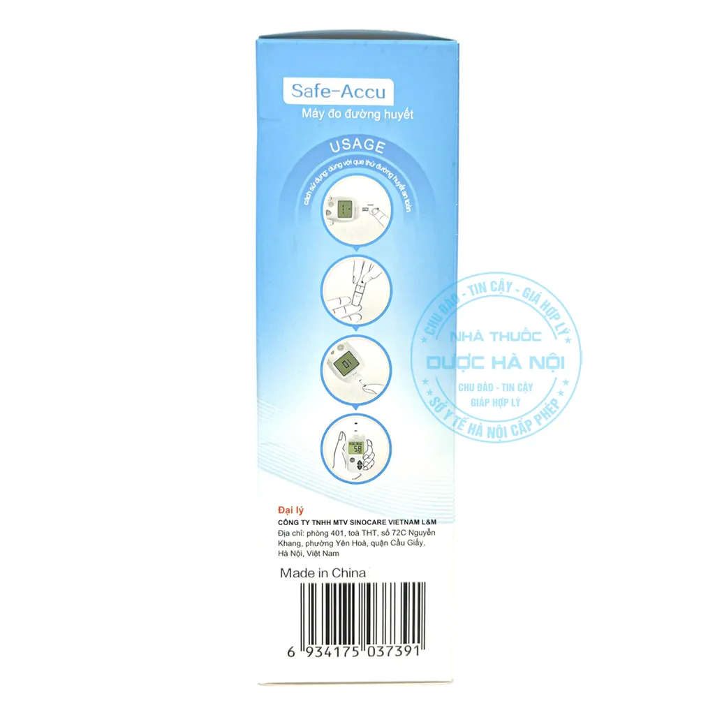 Máy đo đường huyết Safe-Accu Sinocare