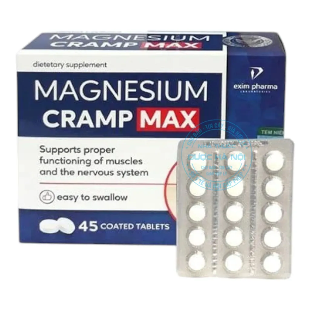 Viên uống Magnesium Cramp Max