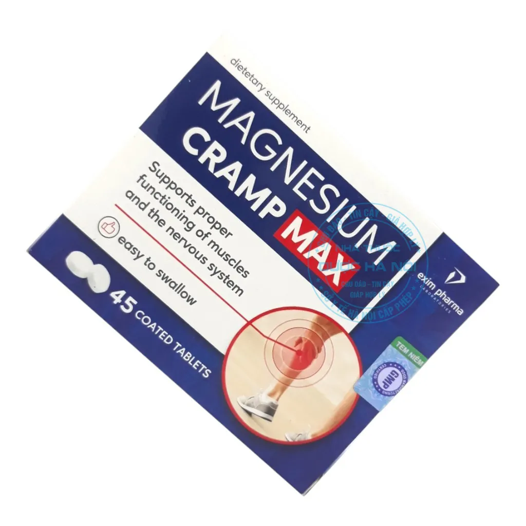Viên uống Magnesium Cramp Max