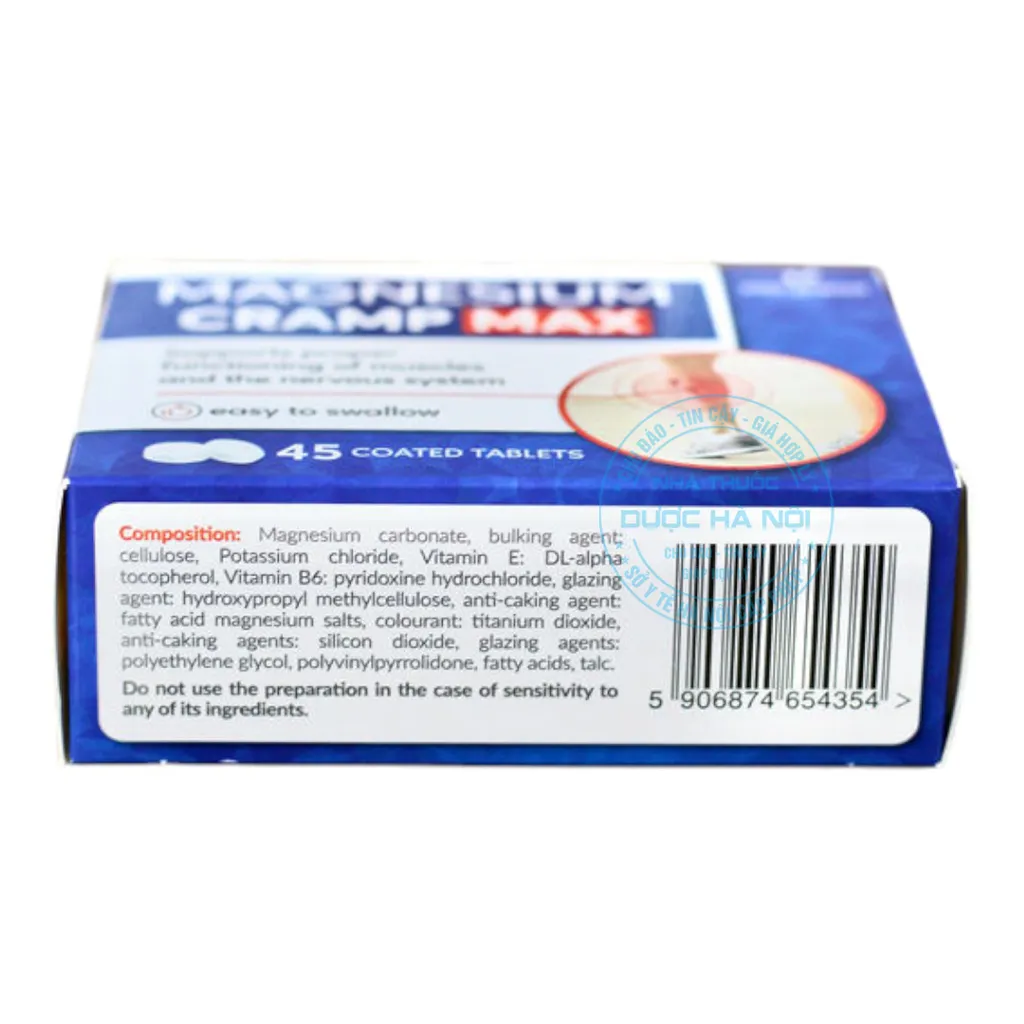 Viên uống Magnesium Cramp Max