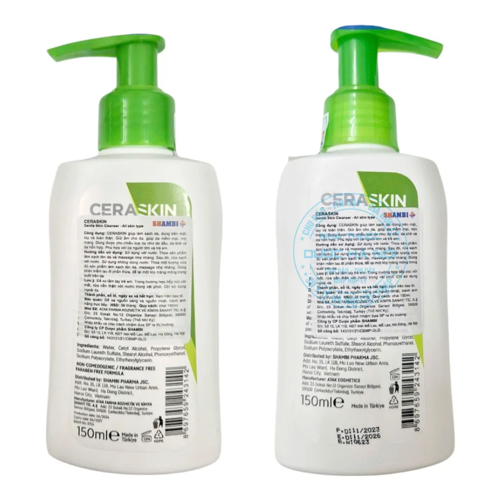 sữa tắm Ceraskin Gentle Skin Cleanser