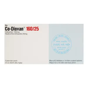 Thuốc Co-Diovan 160/25 điều trị tăng huyết áp kết hợp