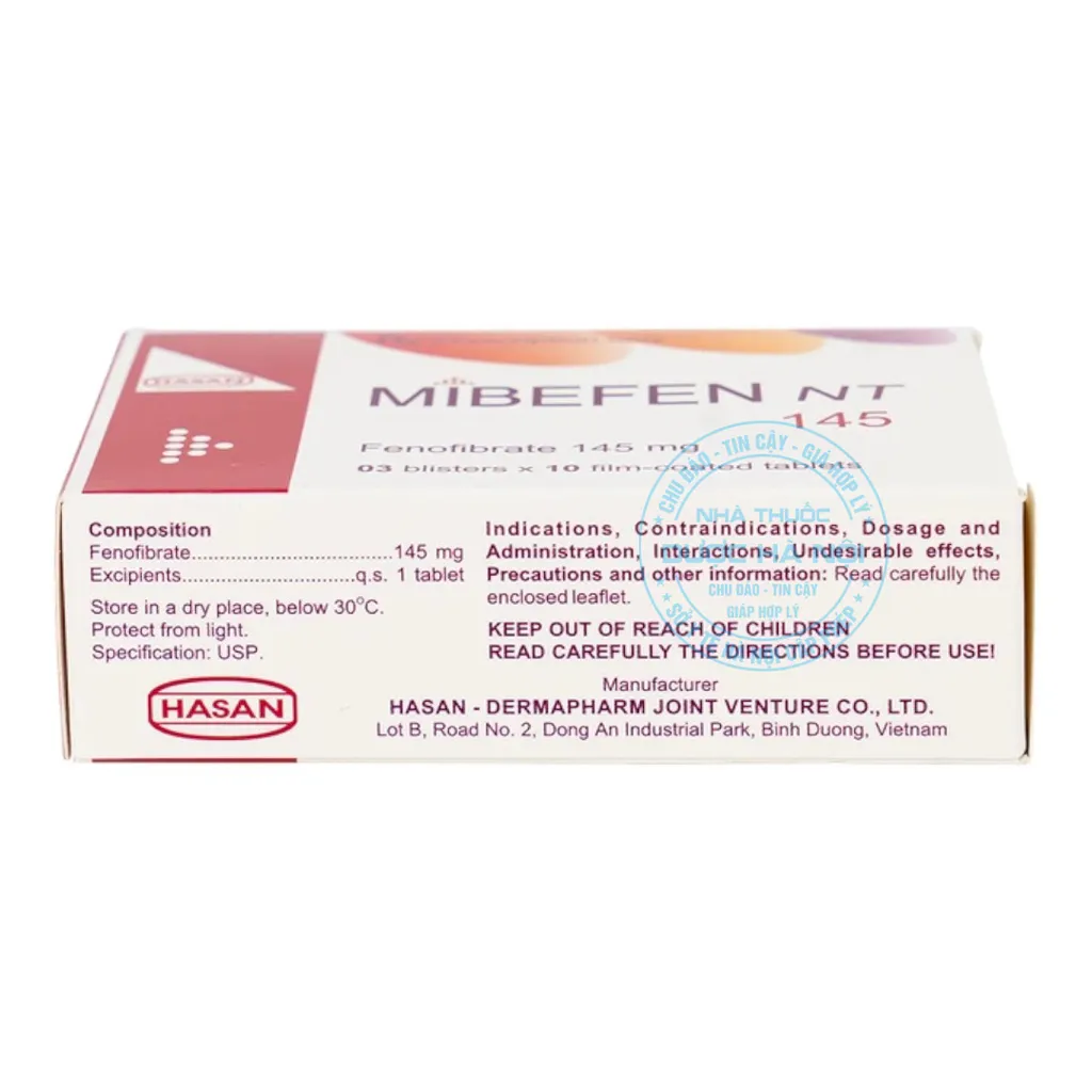 Thuốc Mibefen NT 145mg