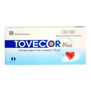 Thuốc Tovecor 5 Plus điều trị và dự phòng biến chứng bệnh tăng huyết áp