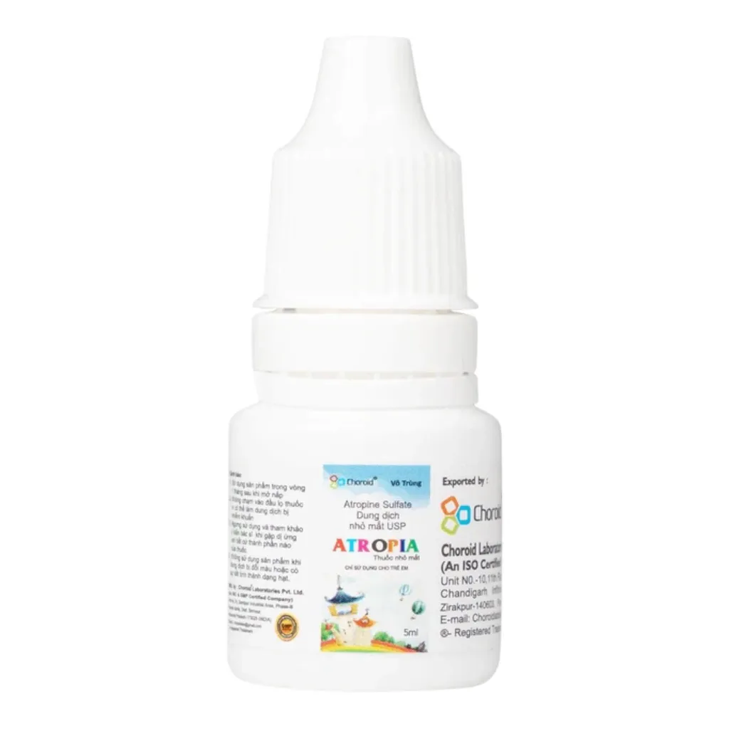 Dung dịch nhỏ mắt Atropia 0.01%