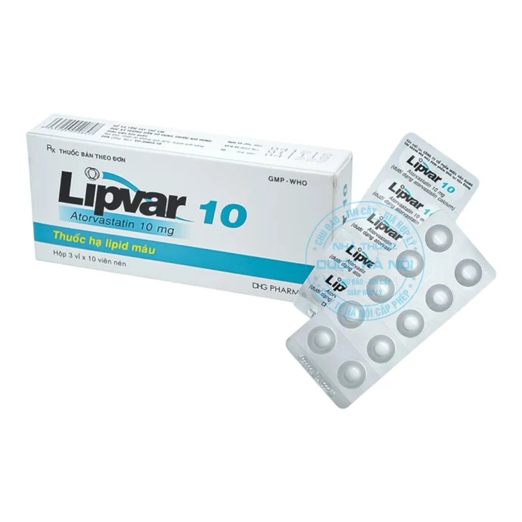 Thuốc Lipvar 10mg