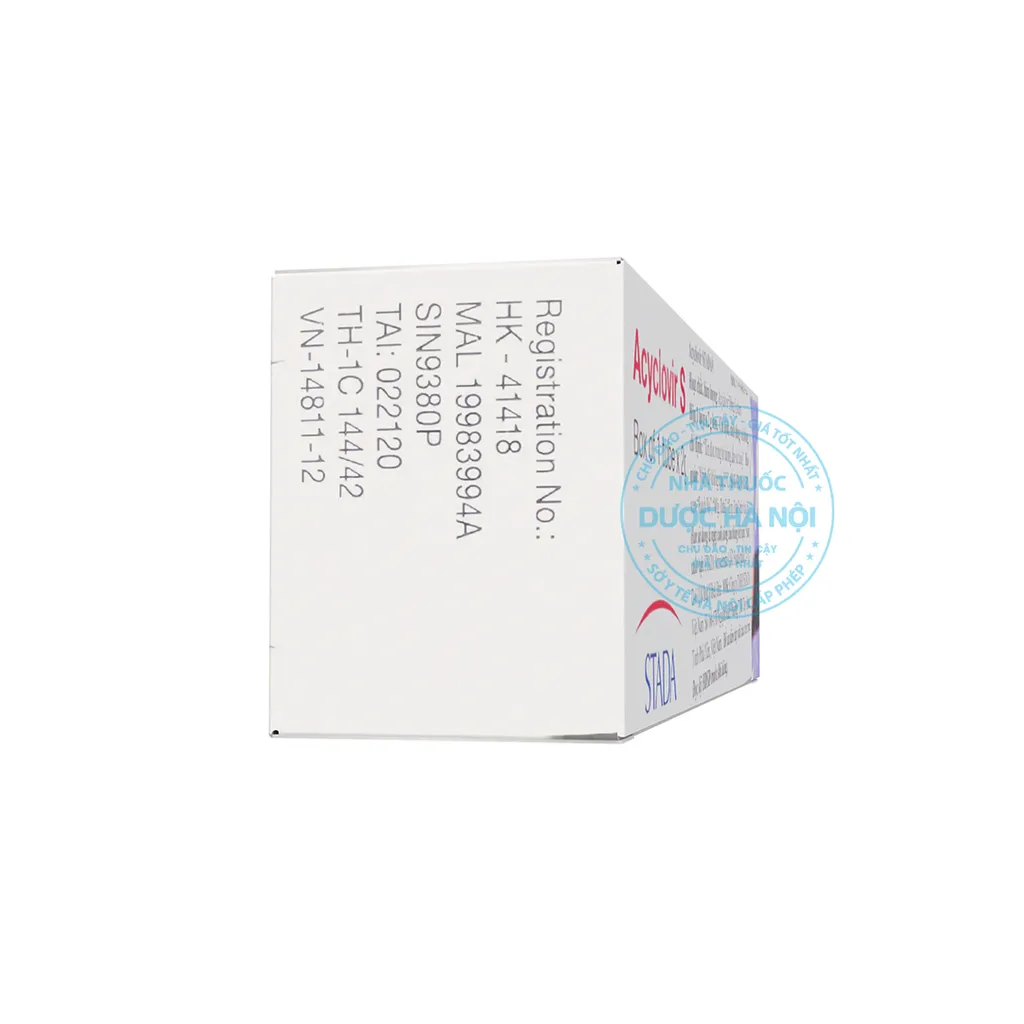 Thuốc Acyclovir Stada 2g