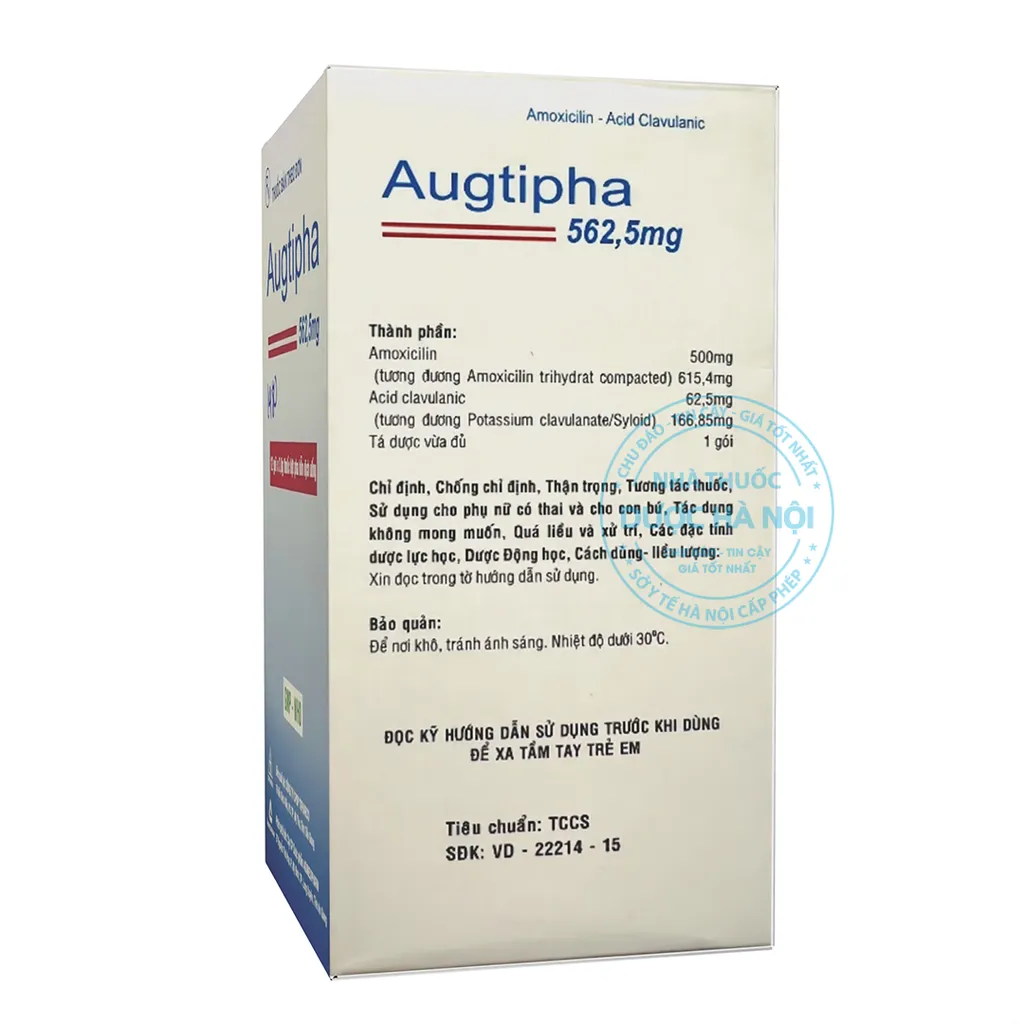 Thuốc bột Augtipha 562.5mg