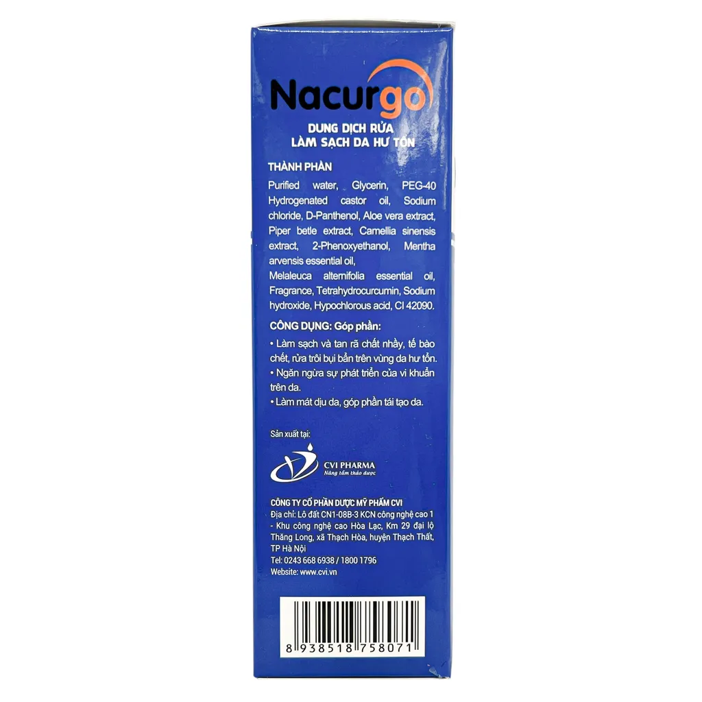 Dung dịch xịt Nacurgo