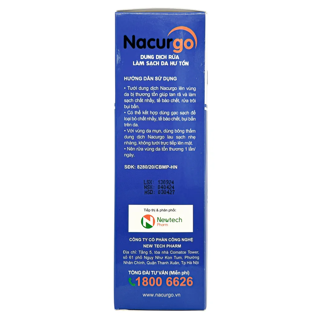 Dung dịch xịt Nacurgo