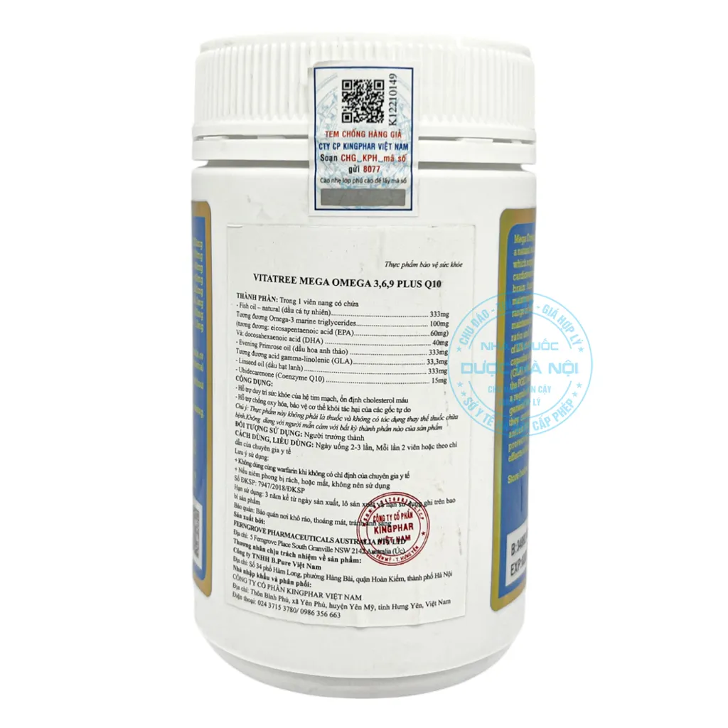 Vitatree Omega 3 1000mg