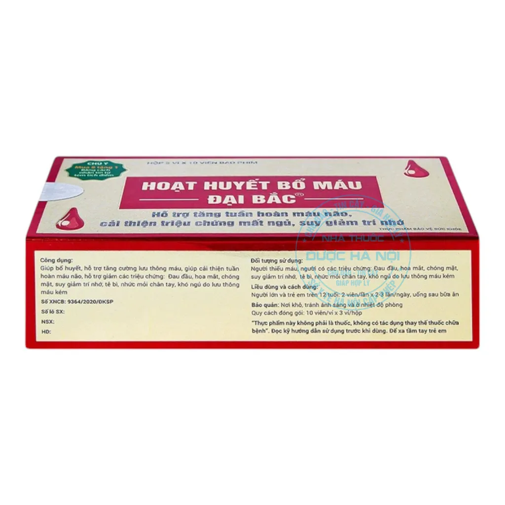 Hoạt Huyết Bổ Máu Đại Bắc