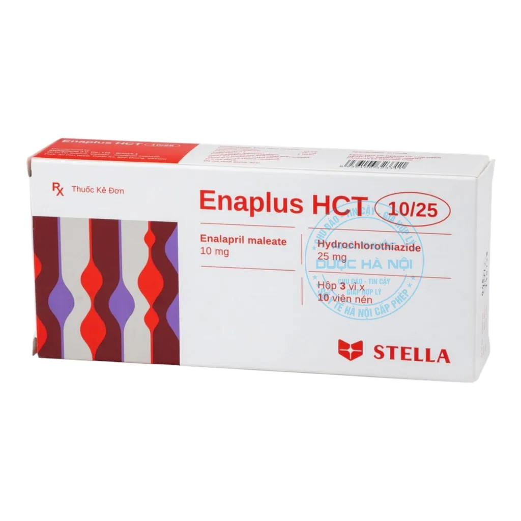 Thuốc Enaplus Hct 10/25mg stella