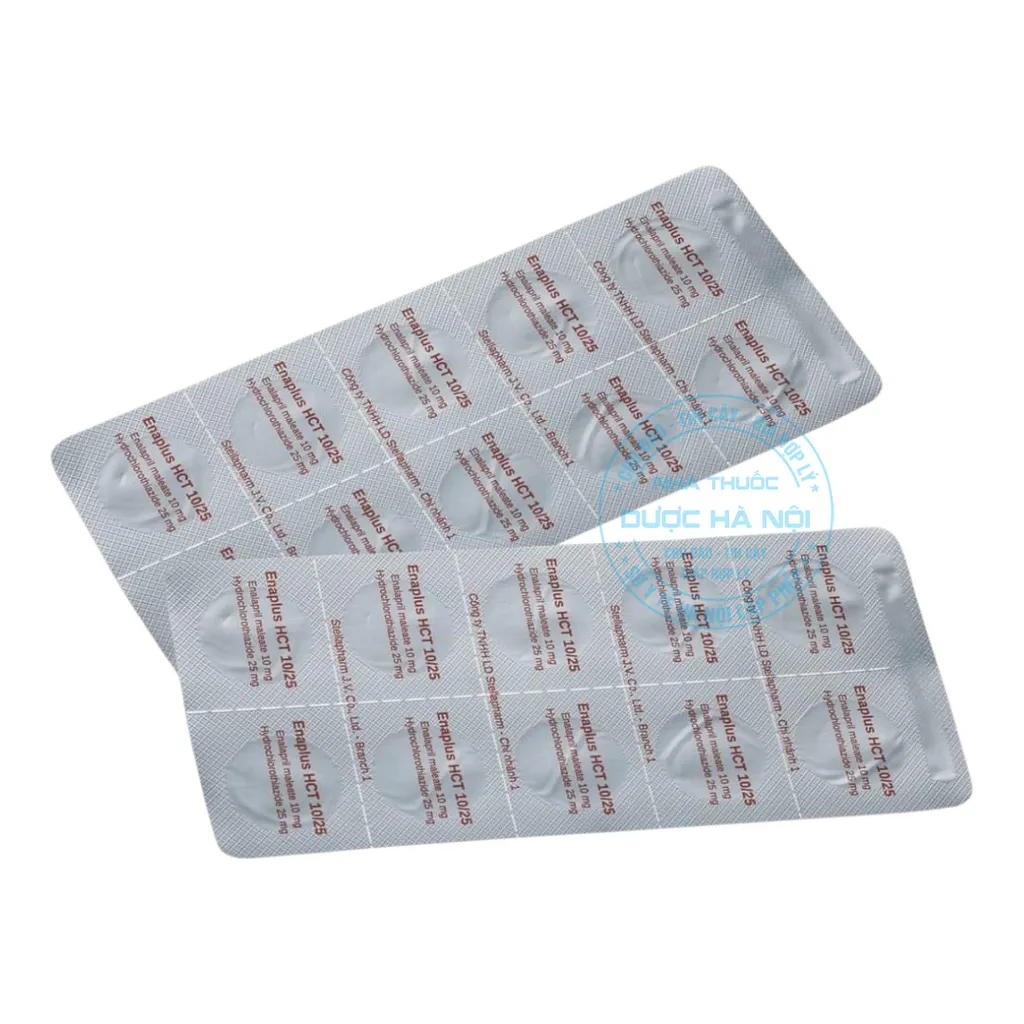 Thuốc Enaplus Hct 10/25mg stella