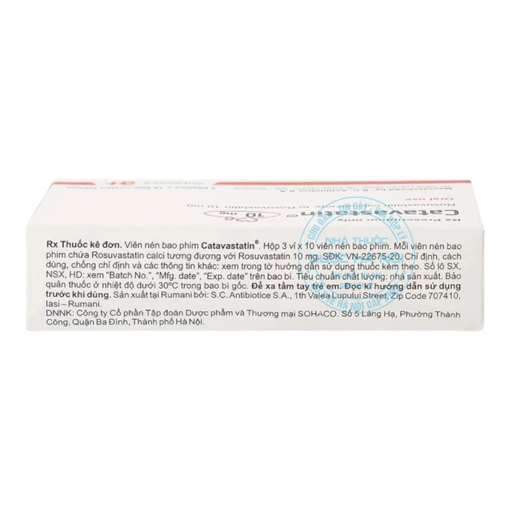 Thuốc Catavastatin 10mg