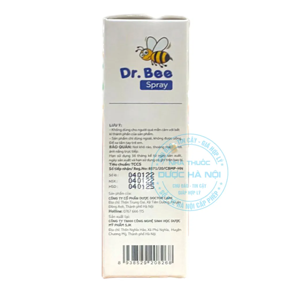 Xịt họng Dr Bee