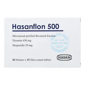 Thuốc Hasanflon 500mg điều trị các vấn đề liên quan đến suy tĩnh mạch mãn tính và trĩ
