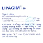 Thuốc Lipagim 160mg