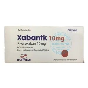Thuốc Xabantk 10mg phòng ngừa và điều trị các bệnh lý liên quan đến huyết khối