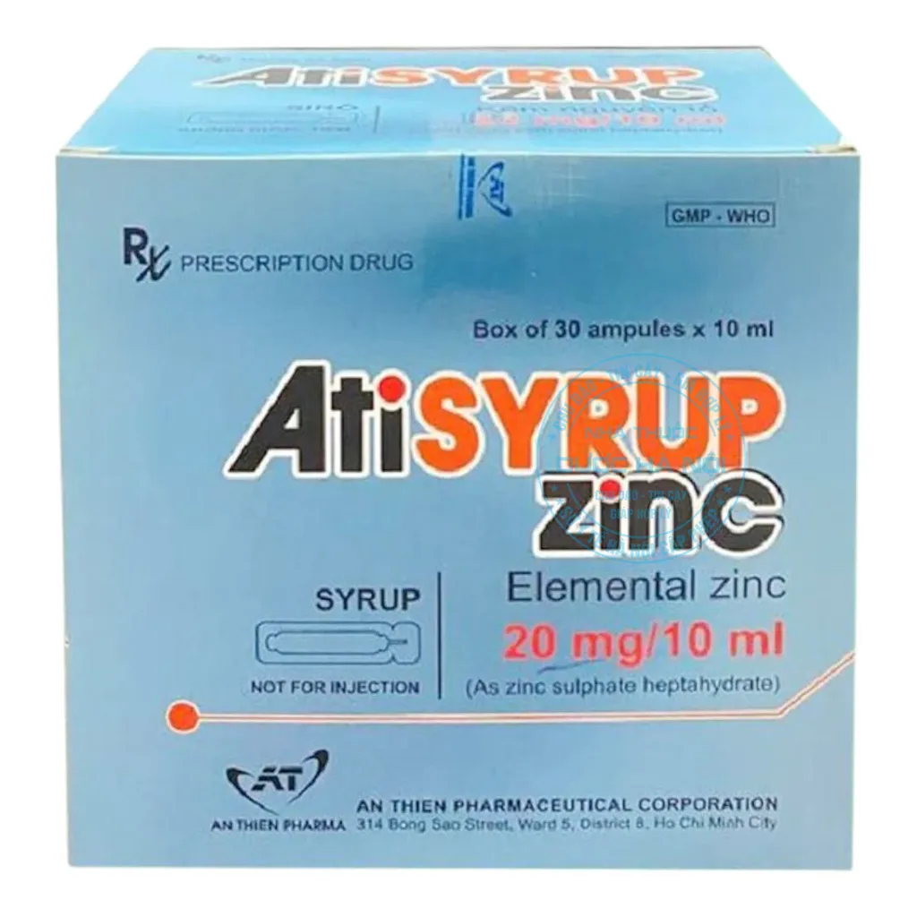 Siro Atisyrup Zinc 20mg/10ml