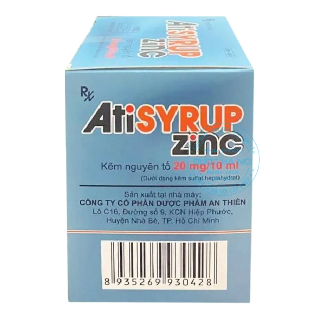 Siro Atisyrup Zinc 20mg/10ml