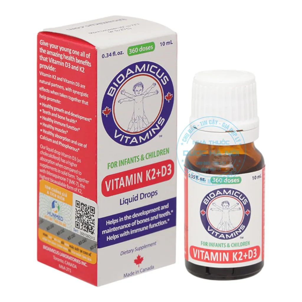 BioAmicus Vitamin D3 K2
