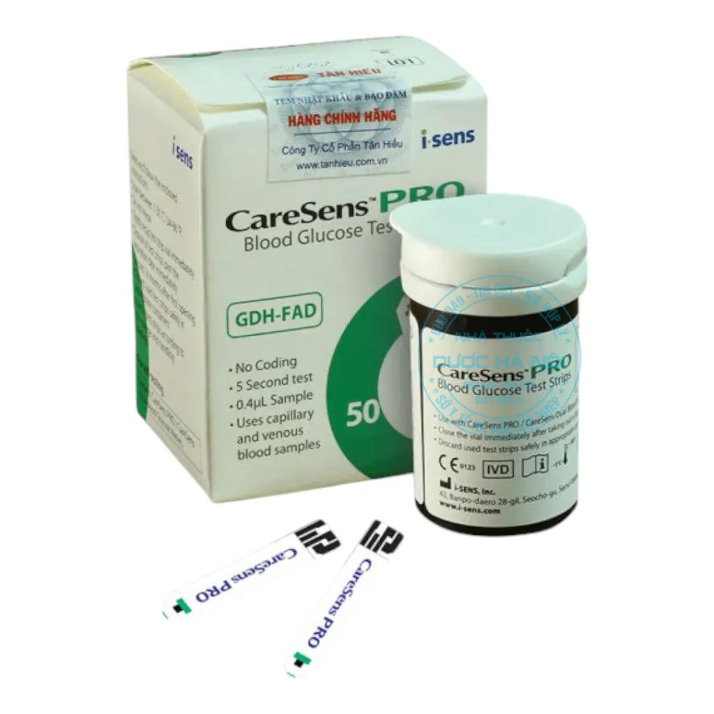 Que thử đường huyết CareSens Pro
