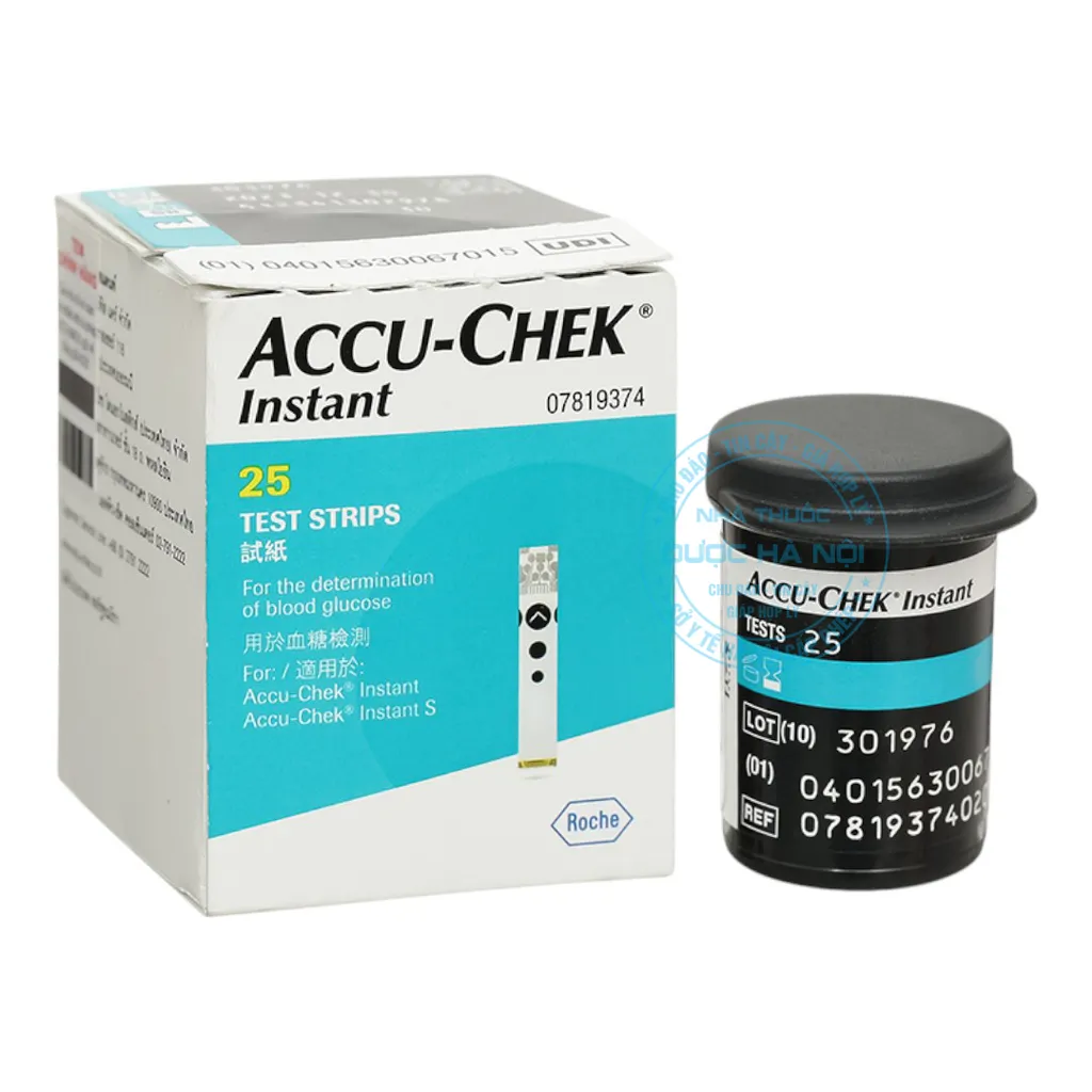 Que thử đường huyết Accu-Chek Instant