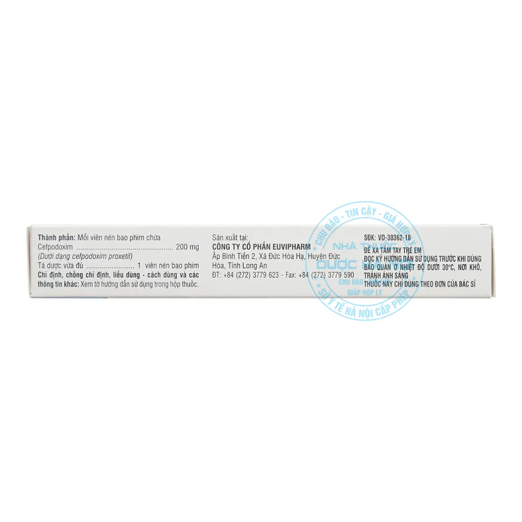 Thuốc Cefpodoxim 200mg-HV USP