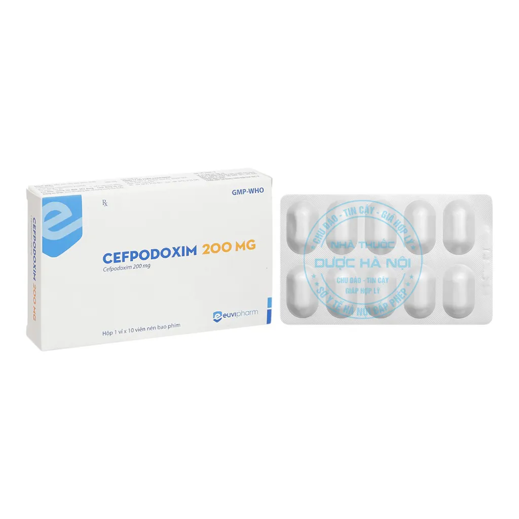 Thuốc Cefpodoxim 200mg-HV USP