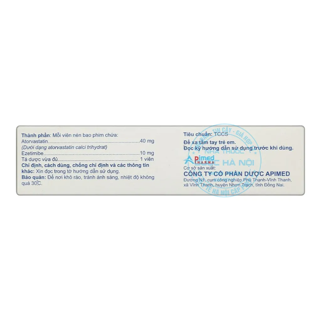 Thuốc Atorpa-E 40/10