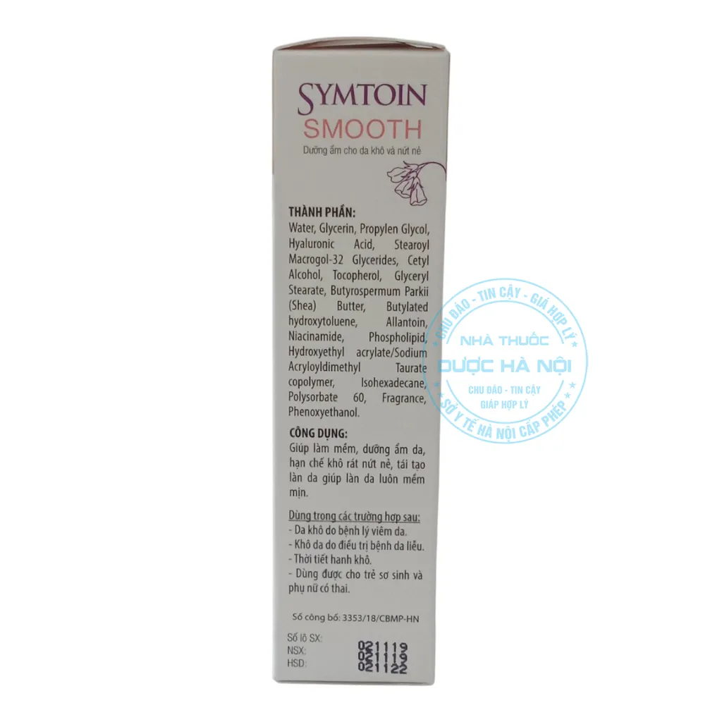 Kem dưỡng ẩm Symtoin Smooth