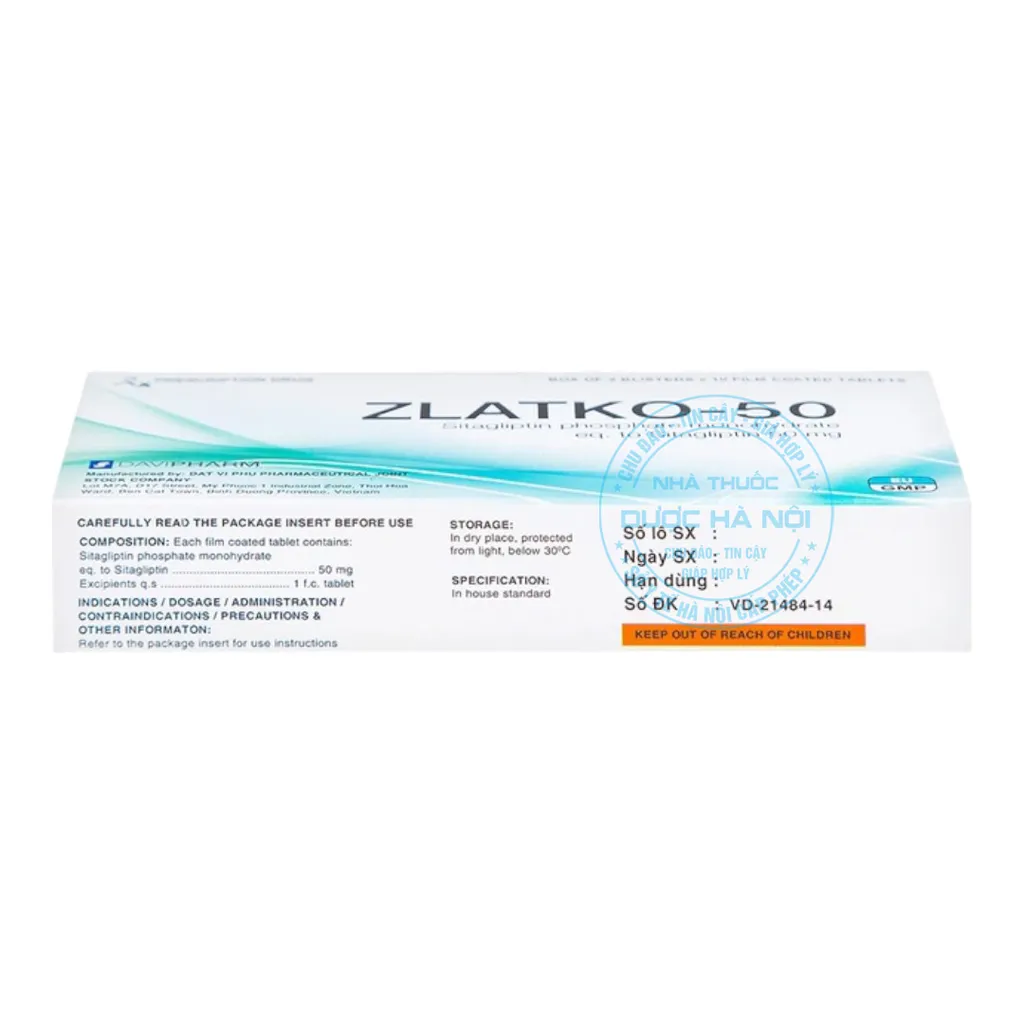 Thuốc Zlatko-25 Davipharma